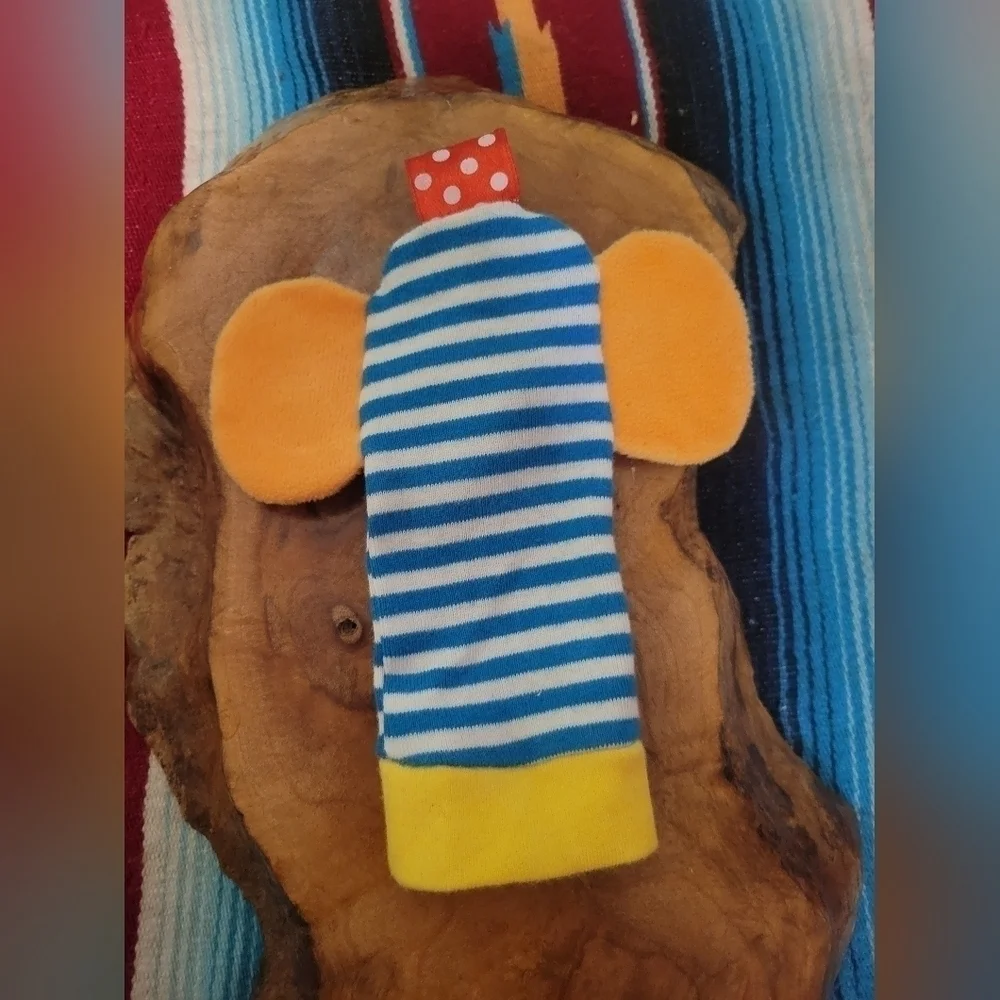 Baby Elephant Rattle Sock for Babies 0-6 Months